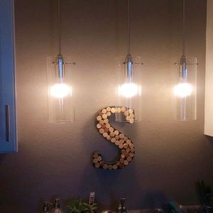 “S” Monogram Wine Cork Wall Art